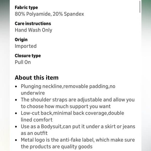 RELLECIGA One Piece FREE DA MOB Thong Swimsuit Small in Black NWT 116 - Picture 8 of 10